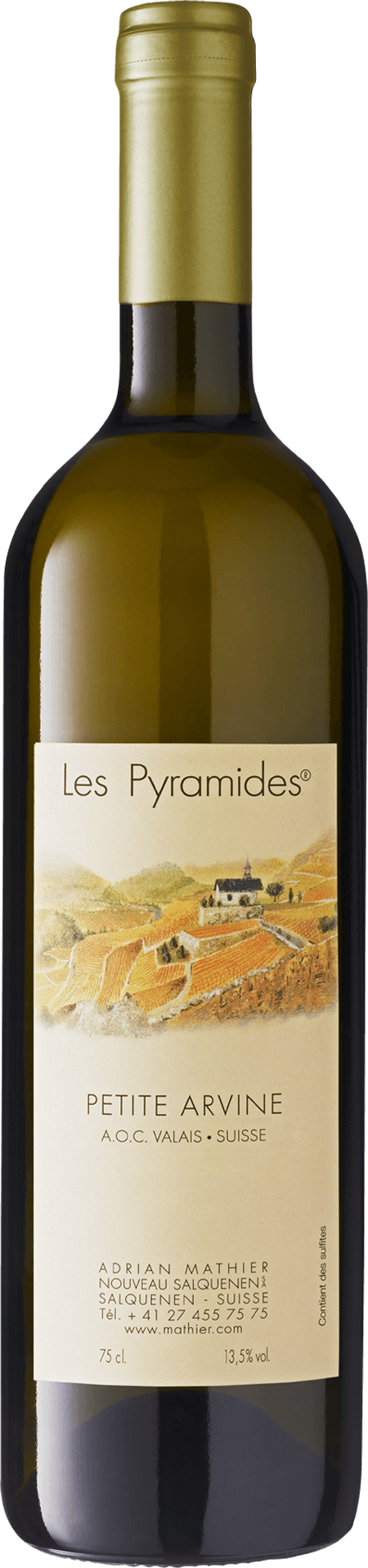 "Les Pyramides" Petite Arvine de Molignon AOC Valais 2024