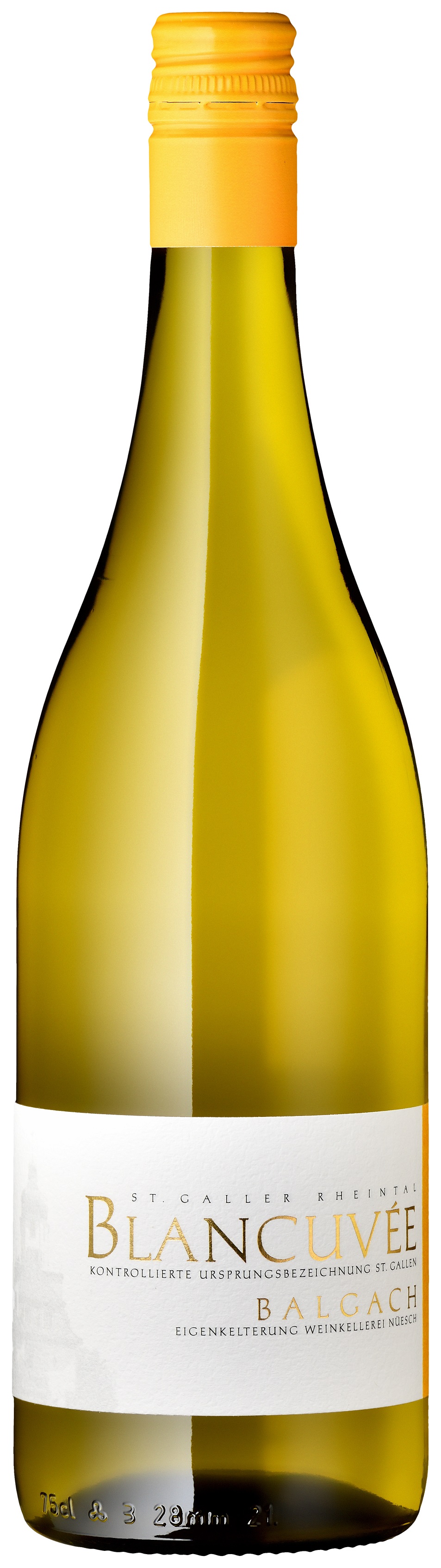 Balgach "Blancuvée" AOC St. Gallen 2024 -Vegan-