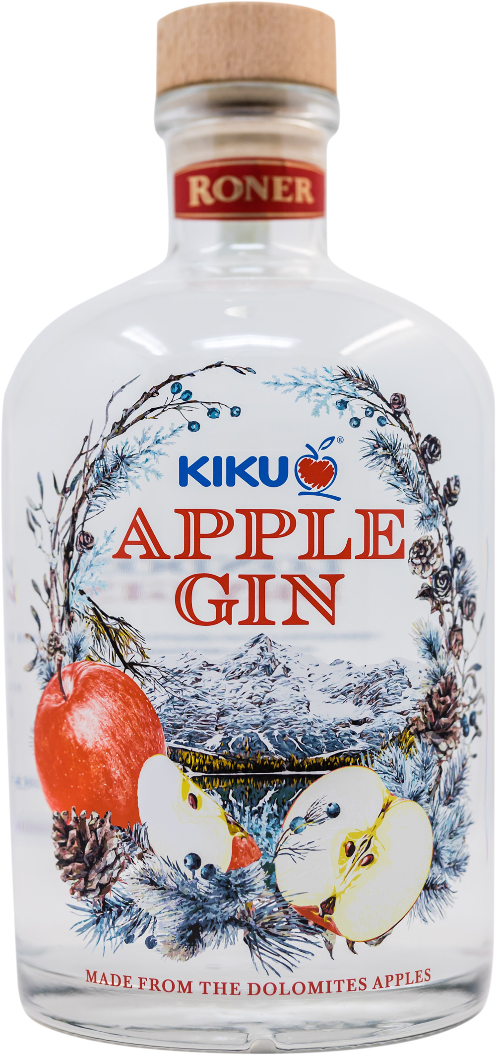 Kiku Apple Gin  "Roner" 42% Vol.. 3 ltr.Doppel Magnum  