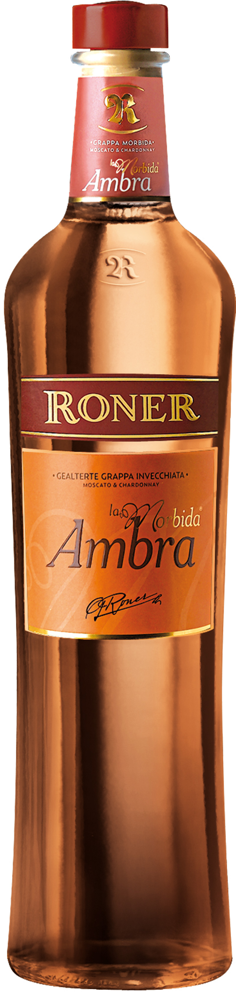 Grappa Ambra "La Morbida" Roner 40% Vol.